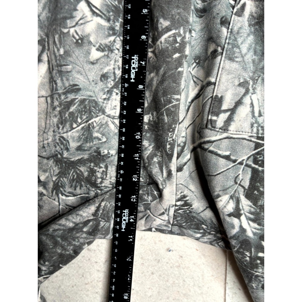 PacSun Sweatpants Mens Small Gray Woodland Camouflage Straight Leg Drawstring - Picture 7 of 15